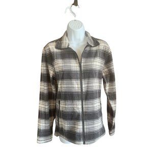 Men's Checked Full-Zip Fleece Jacket XS Original